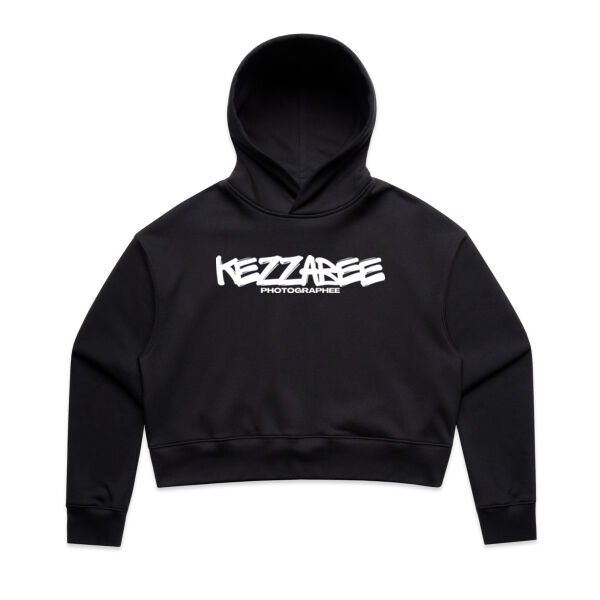 Women's Collage Crop Hoodie Thumbnail