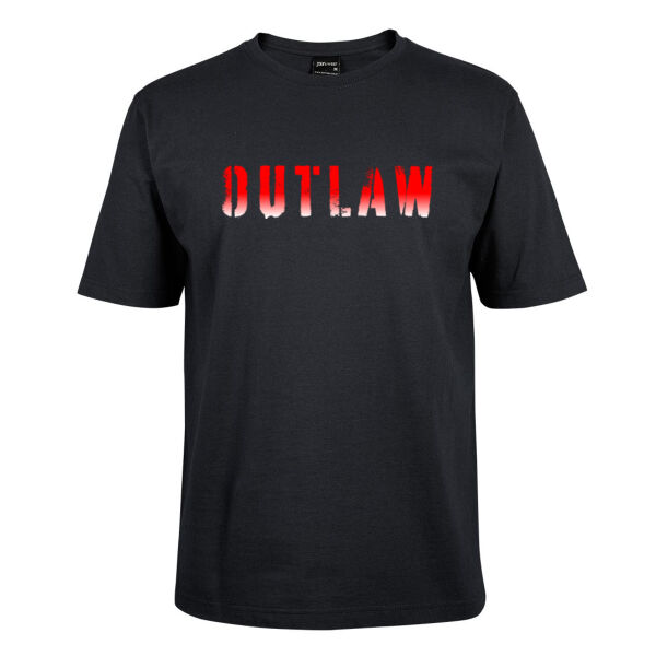 OUTLAW Adult T Shirt RED Thumbnail